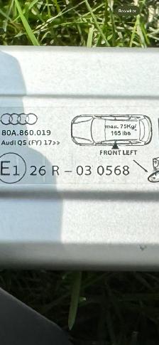 Mécanisme de serrage des barres Audi Q5 2018 - Photo 6