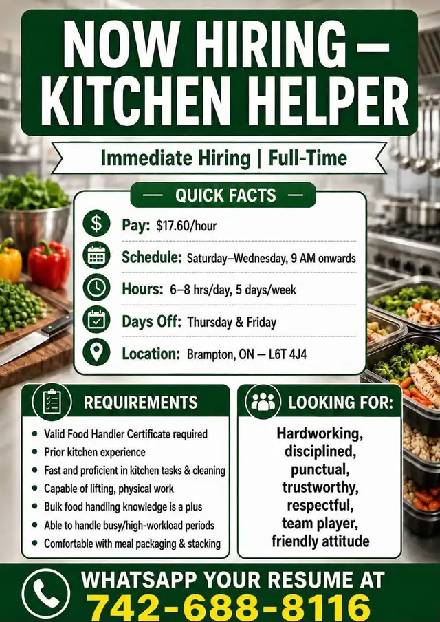 Team Member - Urgent Hiring/ Starts Asap
