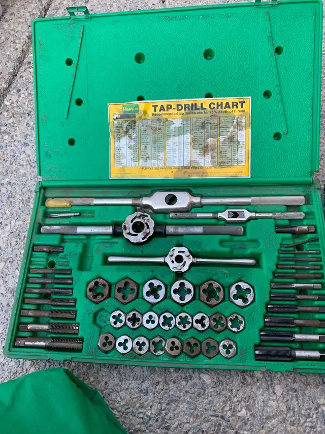 Hanson tap and die set