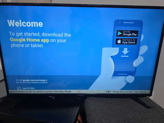 Polaroid 43' 4K UHD SmartCast LED TV For Sale