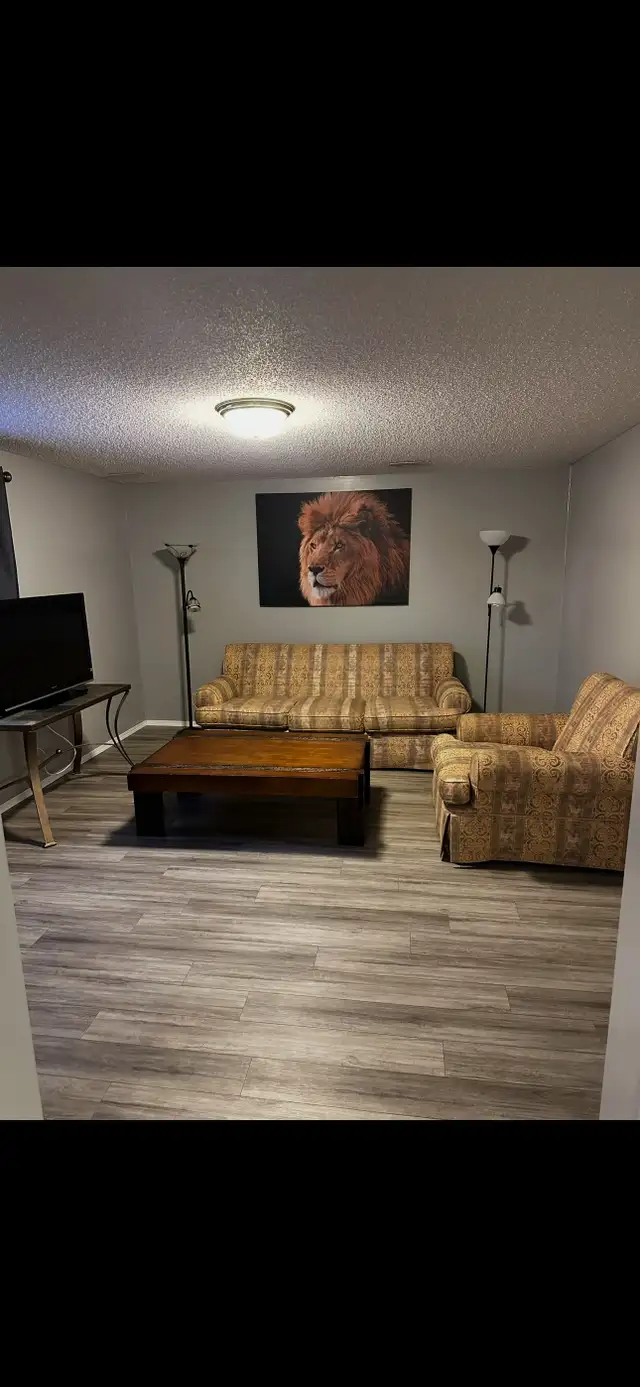 Fully furnished 2 bedroom half duplex for rent (utilities incl)