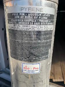 Pyrene antique water extinguisher