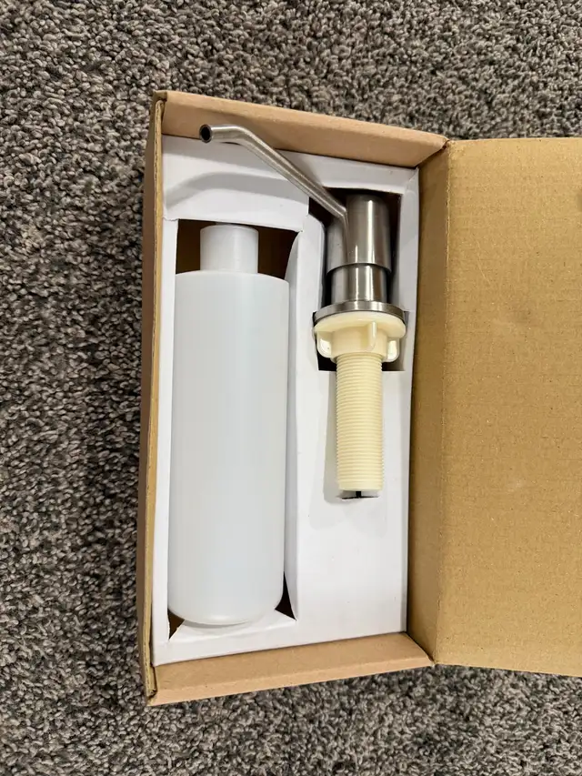 Stainless Steel Sink Soap Dispenser - wow  $12