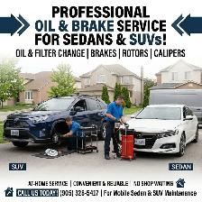 Cheap Mobile Oil Change & Brake Repair – $50