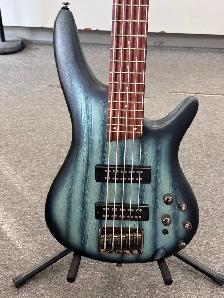 Ibanez SR305E 5 String Bass Guitar - Metallic Silver Sunburst - Photo 2