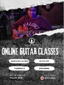 Online Guitar Lessons!