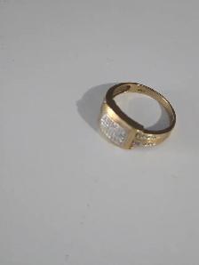 Mens 18k gold ring - Photo 3