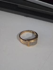 Mens 18k gold ring - Photo 4
