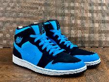 AIR JORDAN 1 MID ''DARK POWDER BLUE'' 2014 - Photo 6