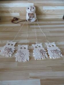DECO A SUSPENDRE FORME DE HIBOU NEUF - Photo 2
