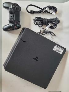 1TB Slim Sony PS4 w/ Controler and Cables (32866904)