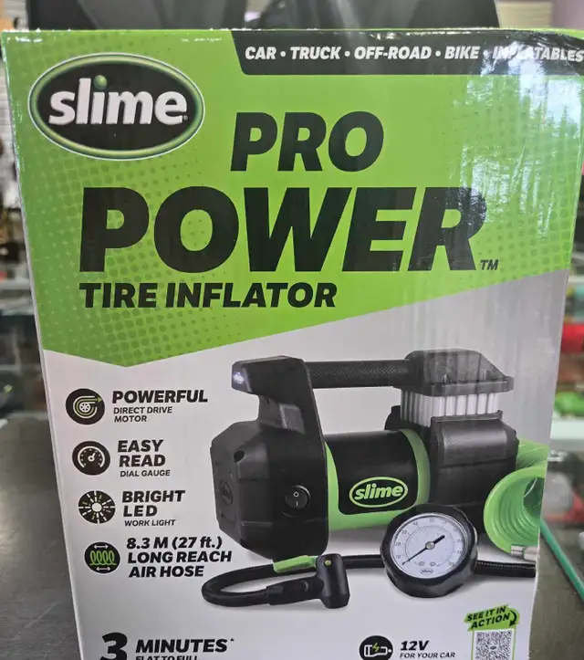 SLIME PRO POWER TIRE INFLATOR