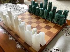 Chess Game - Chess Board and Onyx Chessmen - Photo 4
