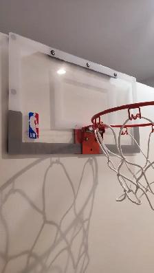 Spalding NBA Slam Jam Over-The-Door Mini Basketball Hoop - Photo 3