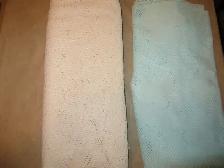2 NAPPES NEUVE 1 VERTE PALE 1 BEIGE