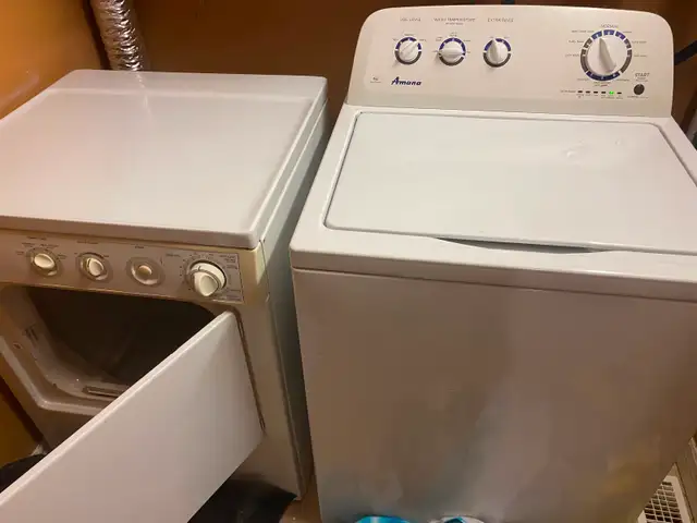Amana Washer & GE Electric Dryer
