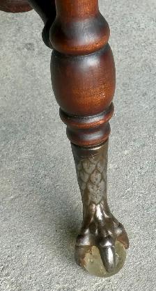 Victorian Mahogany Piano Stool (w Adjustable Swivel Seat) - Photo 3