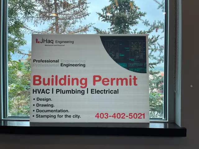 HVAC, MECHANICAL AND ELECTRICAL ENGINEERING  BUIDING PERMIT
