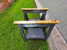 Storehorse Folding Saw Horse Plastic With Lower/Bottom Shelving