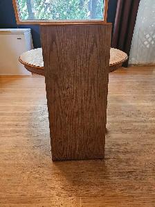 Classic Farmhouse Round Kitchen Table with Leaf - Photo 4
