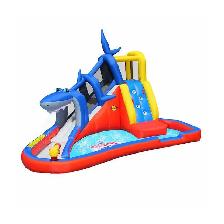 Action Air Inflatable Waterslide Shark Bounce House