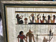 Vintage solid wood frame w/ Egyptian Art $ 350.00 - Photo 2