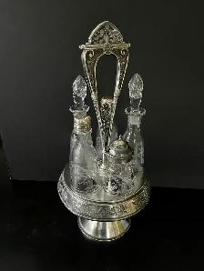 Victorian Cruet Castor set, figural bird design $ 235.00 - Photo 2