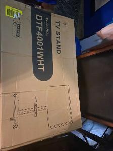 Mobile TV Stand DTF4001WHT - Photo 2