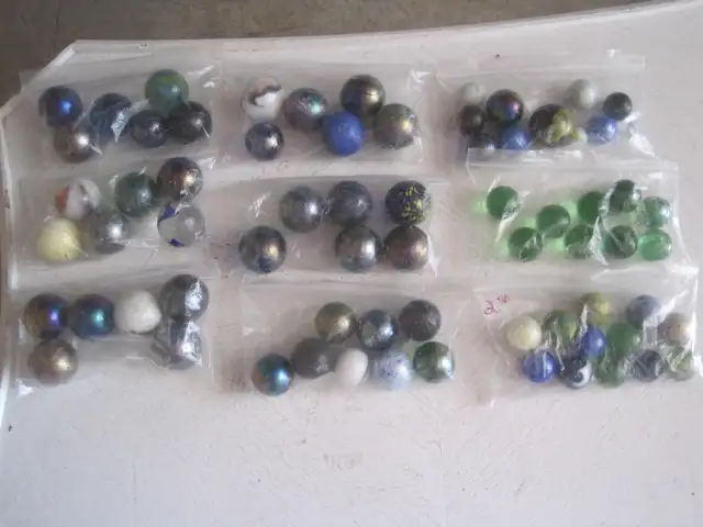 SACS DE BILLES MOYENNE ET GROSSE DIFF COULEUR TB ETAT