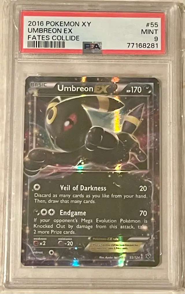 Fates Collide UMBREON ex 55 PSA 9