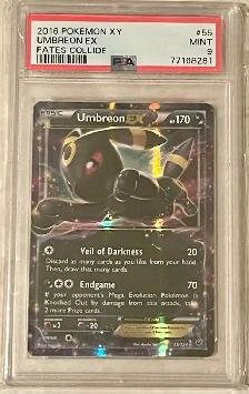 Fates Collide UMBREON ex 55 PSA 9