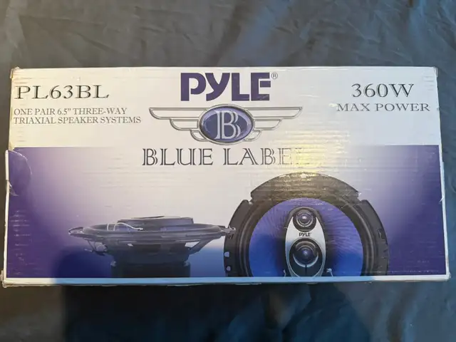 Pyle Car Speakers - PL63BL (set of 2)
