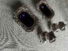 4- pieces cruet set with blue liners $70.00 - Photo 2