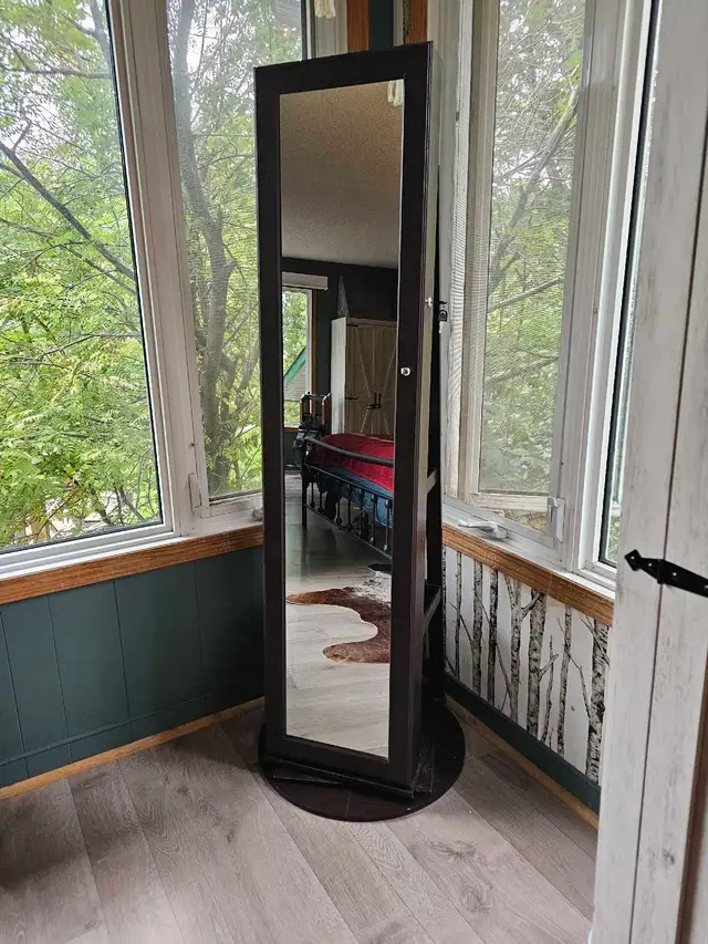 Full-length Mirror Jewelry Cabinet