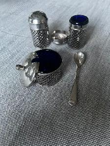 Salt & pepper and mustard jar with spoon $65.00 - Photo 3