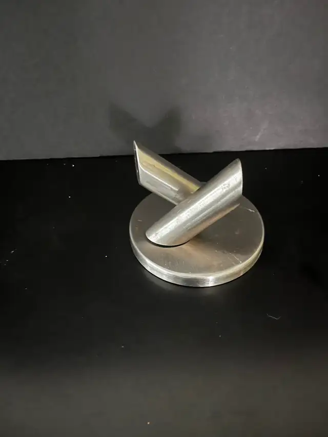 Stainless steel Salt & Pepper set $15.00