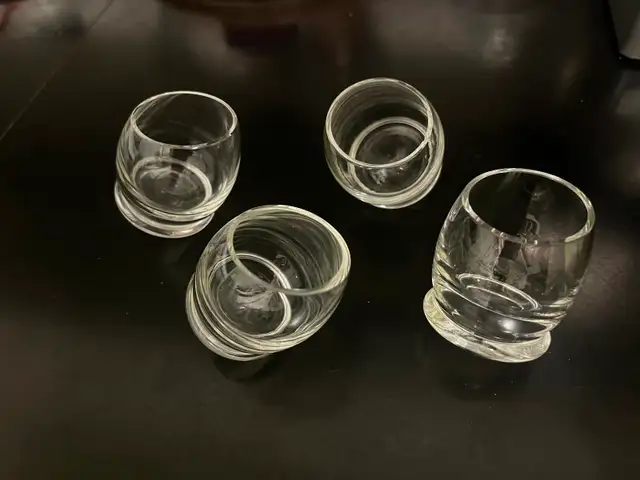 Vintage Crystal Rosenthal Shot Glasses $50.00