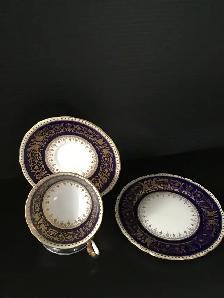 2- Antique Ansley tea cups saucer and plate $35.00 each set - Photo 2