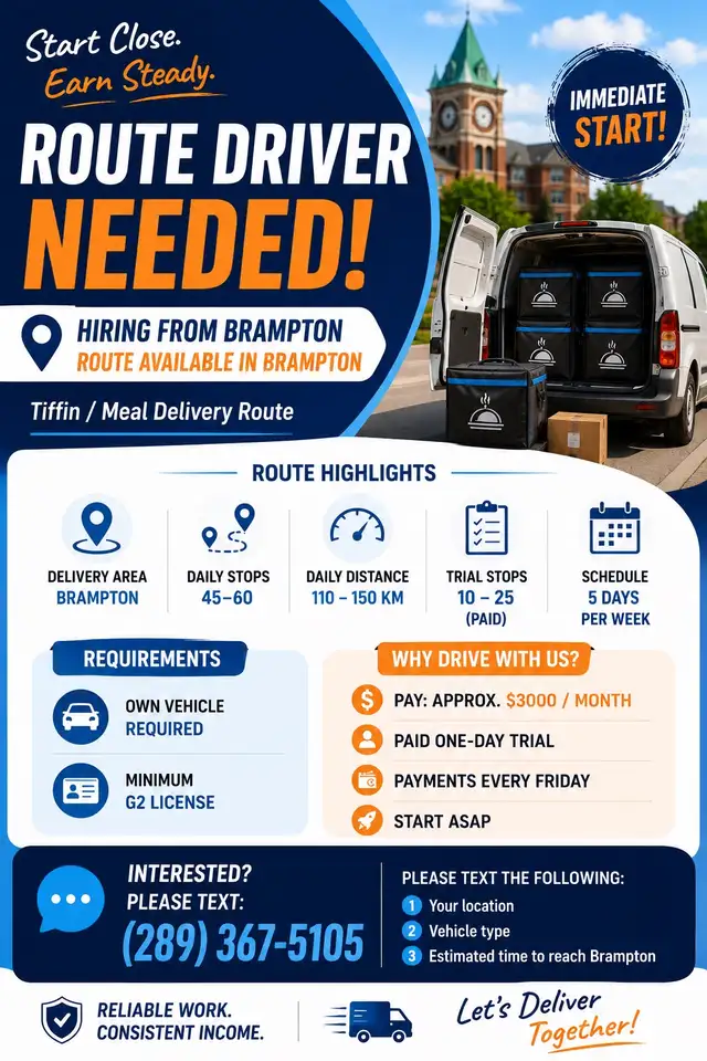 Urgent Driver Needed