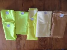 TISSU/MATERIEL JAUNE ET BEIGE 4 CHOIX