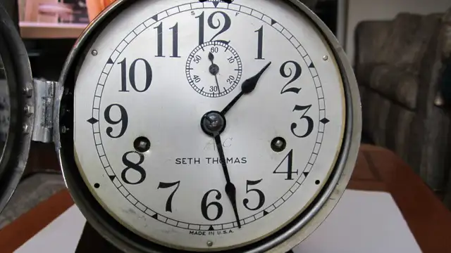 VERY UNUSUAL 1914 SETH TOMAS SCIENTIFIC CLOCK W. & L. E. GURLEY
