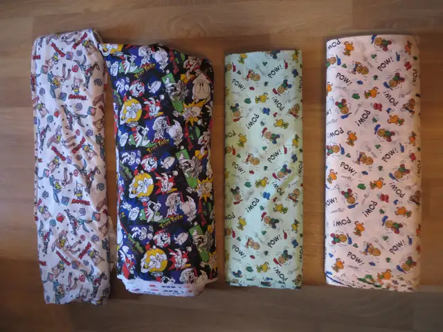TISSU/MATERIEL MOTIF POUR ENFANT 4 CHOIX
