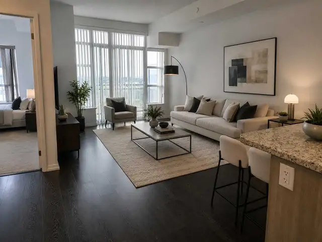 1 Bed   Den condo for Rent 540 Bur Oak Ave Markham