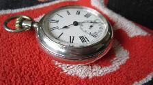 1880's DOUBLE DIAL CHRONOGRAPH POCKET WATCH SINGLE BUTTON - Photo 3