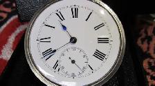 1880's DOUBLE DIAL CHRONOGRAPH POCKET WATCH SINGLE BUTTON - Photo 5