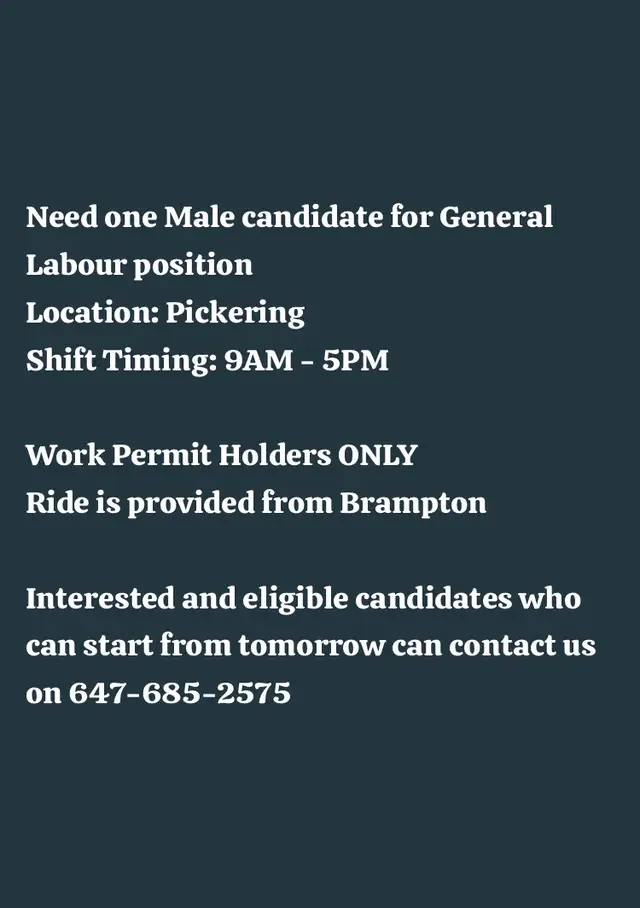 General Labour