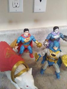 Funko Savage World DC Primal Age Batman Superman Krypto - Photo 4