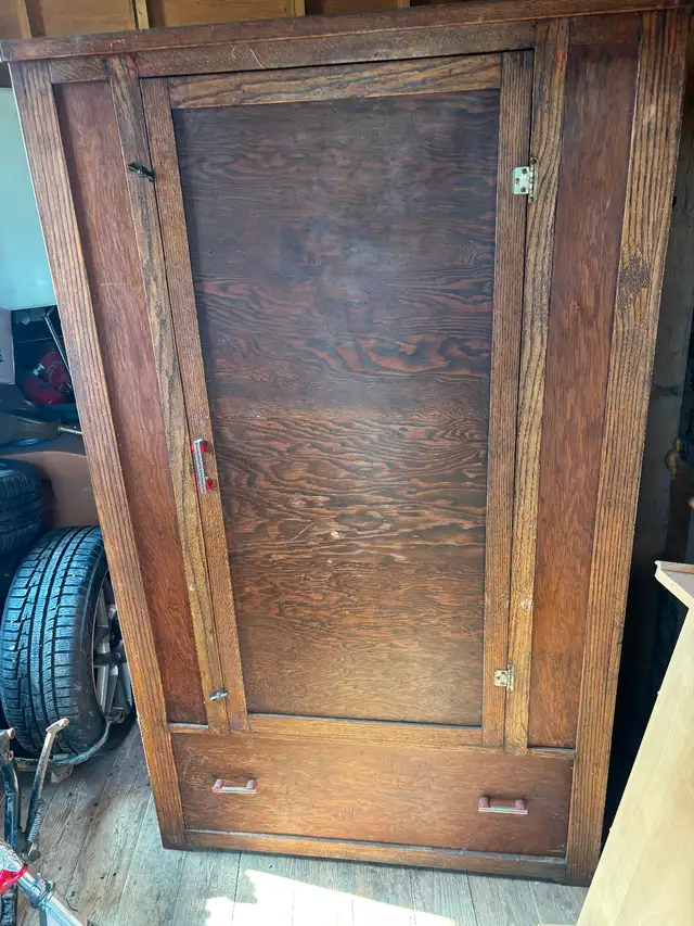 Vintage Wooden Wardrobe