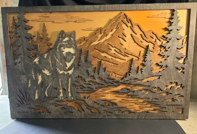layered wall art