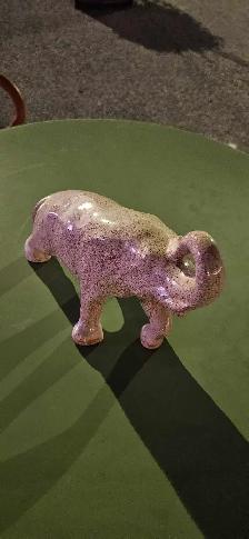 Statuette éléphant en céramique - Photo 2